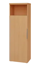 SIN 5 - 6DN kancelářská skříň, 1-dveřová/nika, levá, 1820x600x400, buk royal